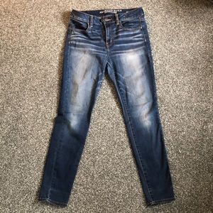 American Eagle super super stretch hi rise